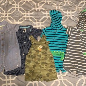 Gently Worn Baby Boy Romper Bundle